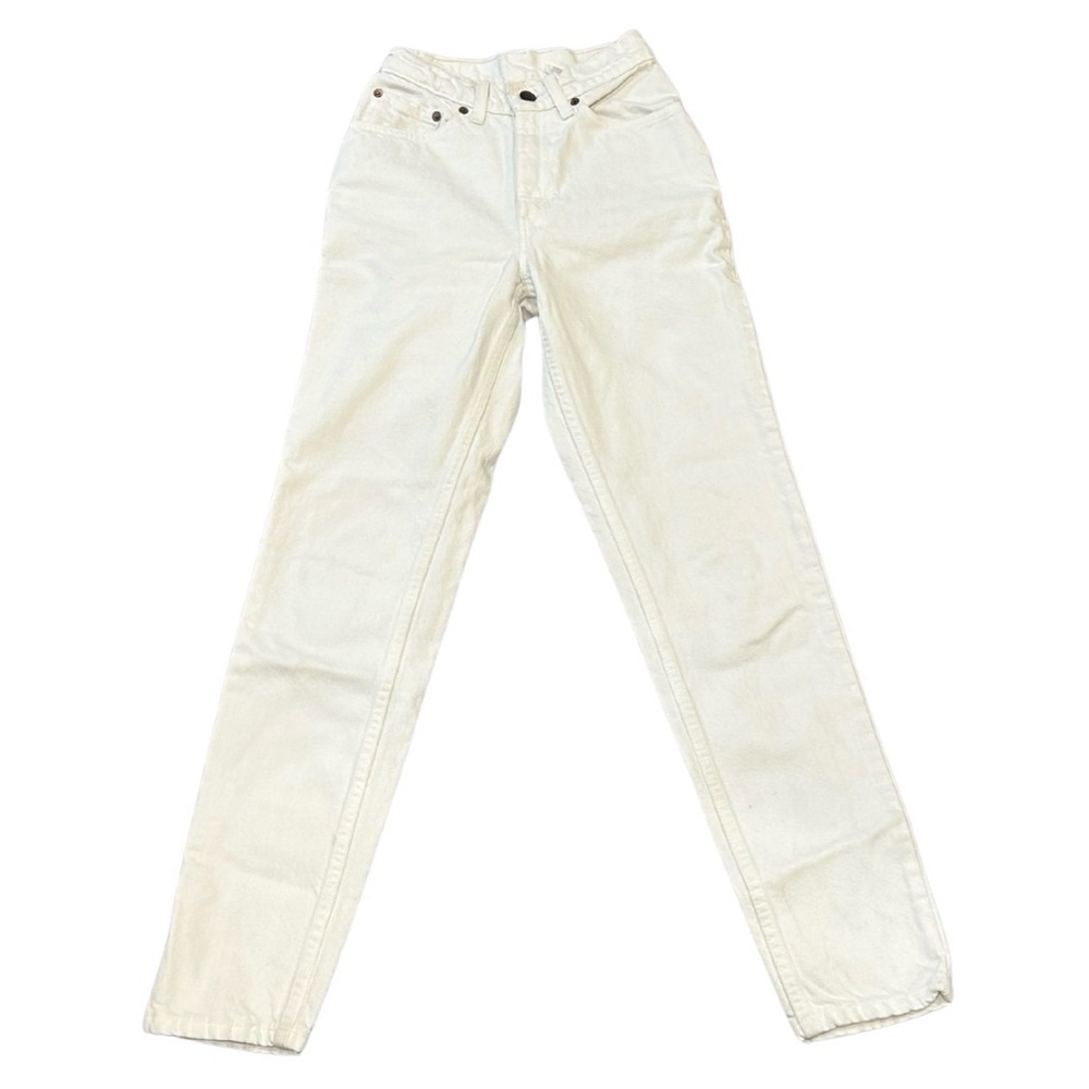 Vintage Levi’s 512 High Waist Slim Jeans | White | Vntg Size 1 (Best Fits W23)